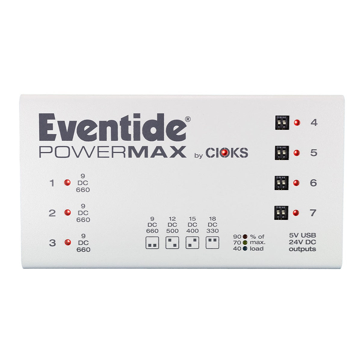 Eventide Cioks PowerMax 7-Outlet 9v-18v Pedalboard Power Supply