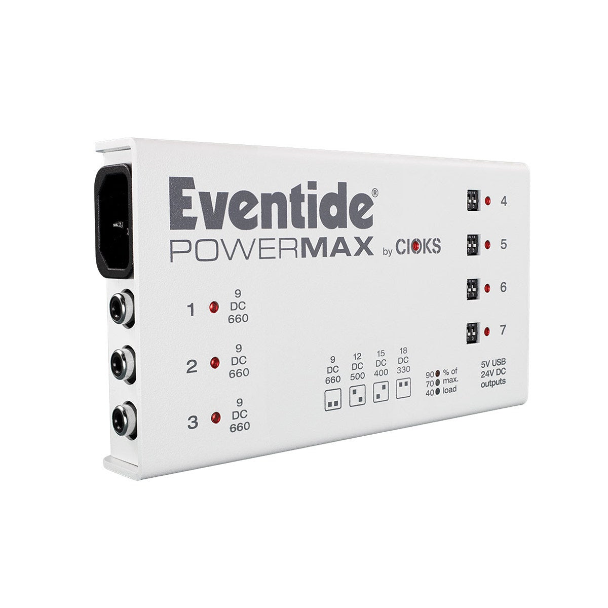 Eventide Cioks PowerMax 7-Outlet 9v-18v Pedalboard Power Supply
