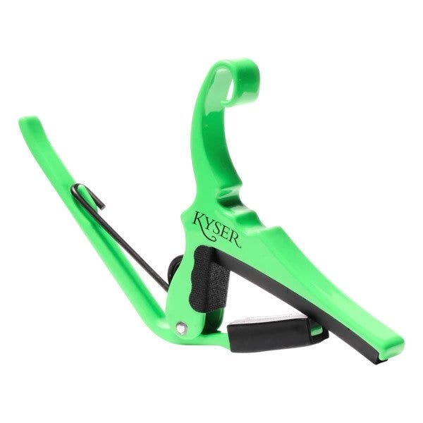 Kyser Special Edition Neon Collection Quick-Change Guitar Capo, Neon Green