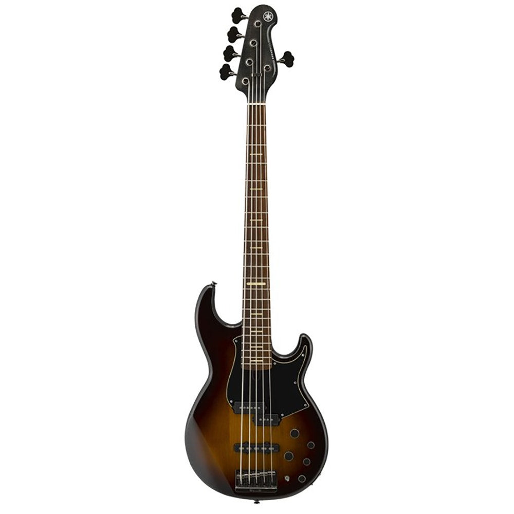 Yamaha B-Stock BB735A Electric Bass Guitar, 5-String, Dark Coffee Sunburst