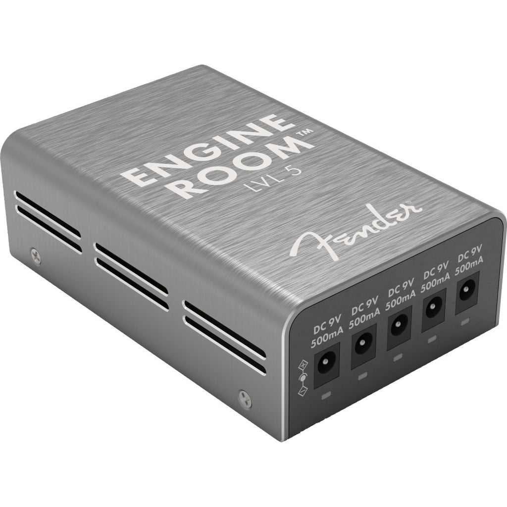 Fender Engine Room LVL5 5-Outlet 9-Volt Guitar Effects Pedalboard Power Supply