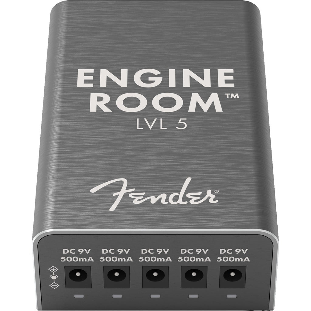Fender Engine Room LVL5 5-Outlet 9-Volt Guitar Effects Pedalboard Power Supply