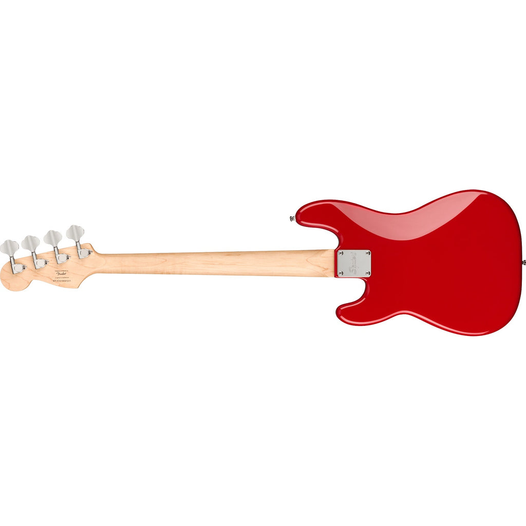 Squier (Fender) Mini P Bass Guitar, Laurel Fingerboard, Dakota Red