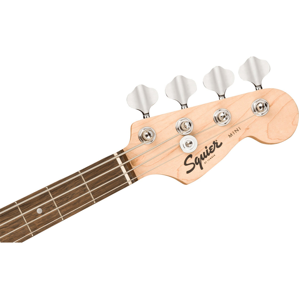 Squier (Fender) Mini P Bass Guitar, Laurel Fingerboard, Dakota Red