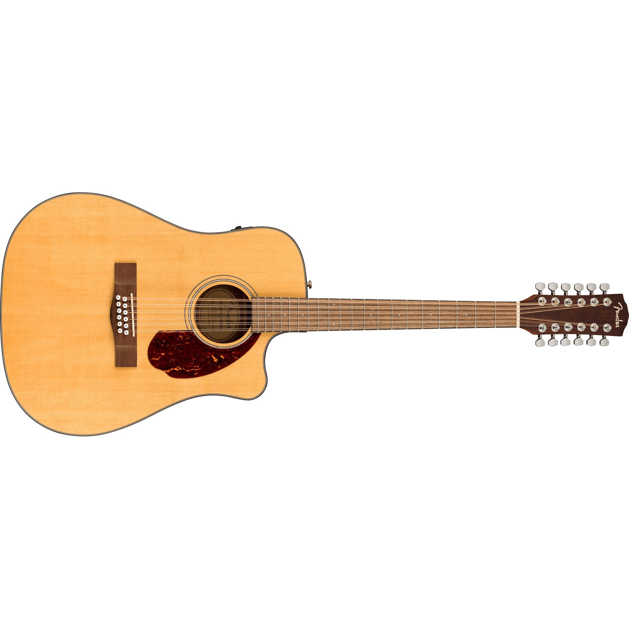 Fender CD-140SCE 12-String Acoustic-Electric Guitar, Walnut Fretboard, Natural