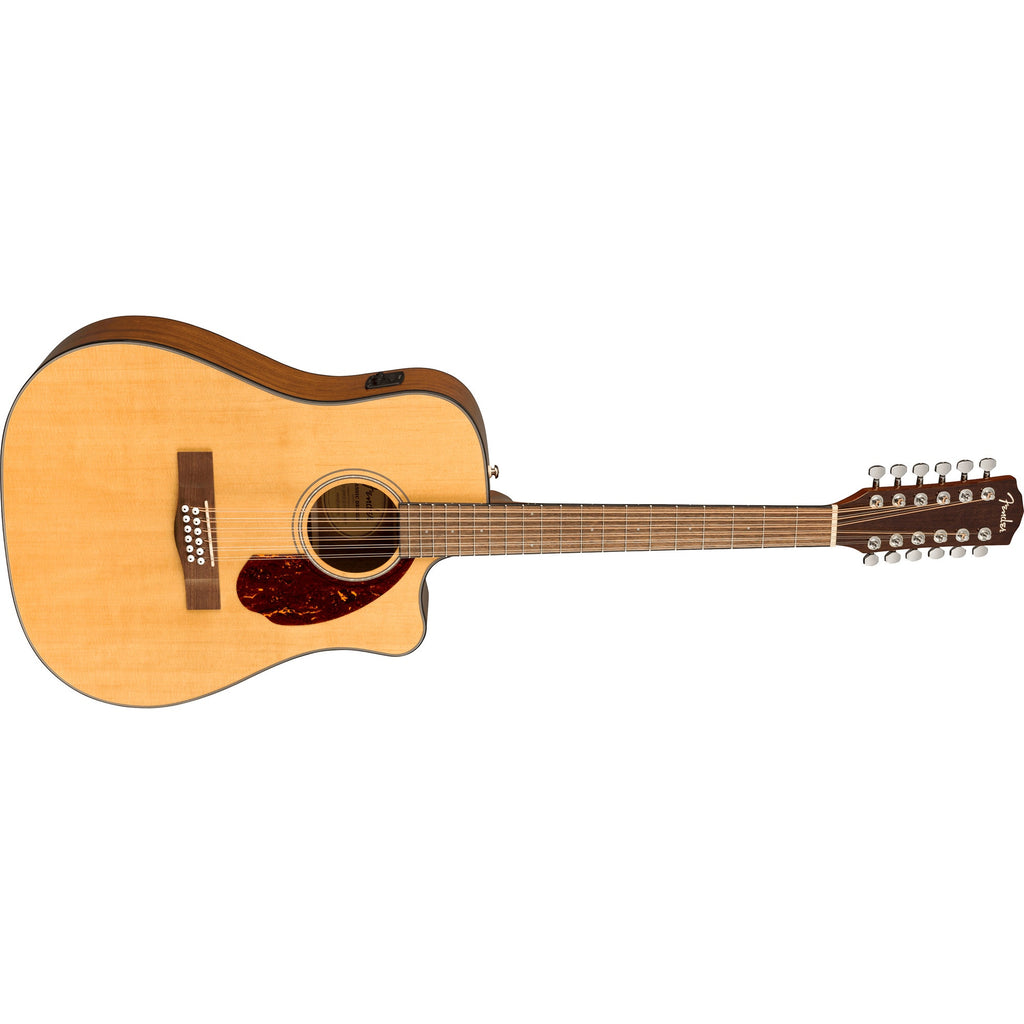 Fender CD-140SCE 12-String Acoustic-Electric Guitar, Walnut Fretboard, Natural