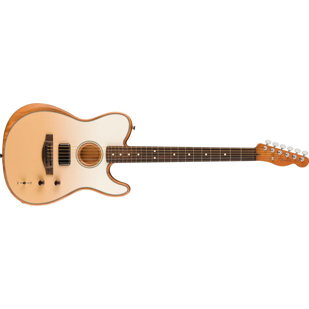 Fender FINNEAS Signature Acoustasonic Player Telecaster Acoustic-Electric Guitar, Cappuccino Fade