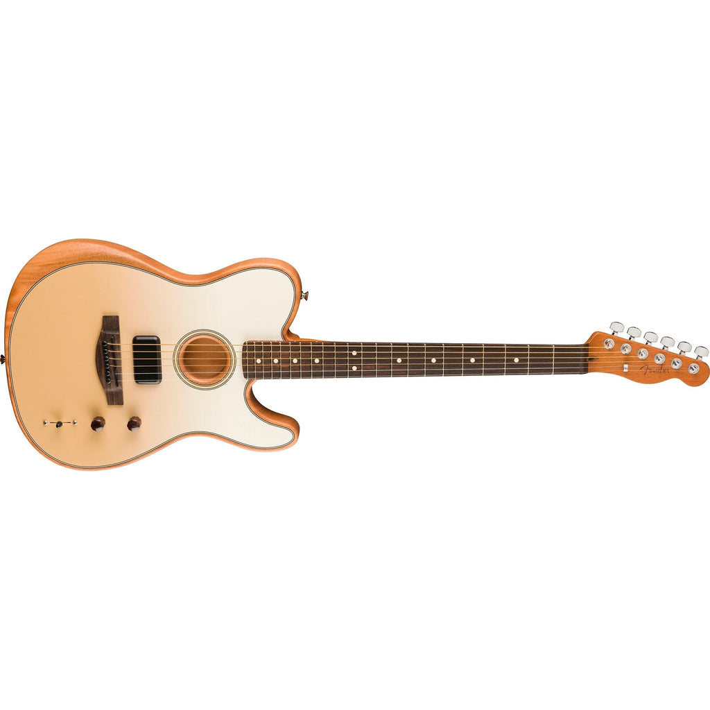 Fender FINNEAS Signature Acoustasonic Player Telecaster Acoustic-Electric Guitar, Cappuccino Fade