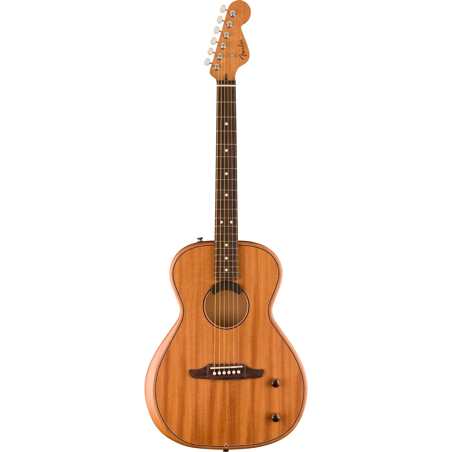 Fender Highway Series Parlor Acoustic-Electric Guitar, Rosewood Fingerboard, All-Mahogany
