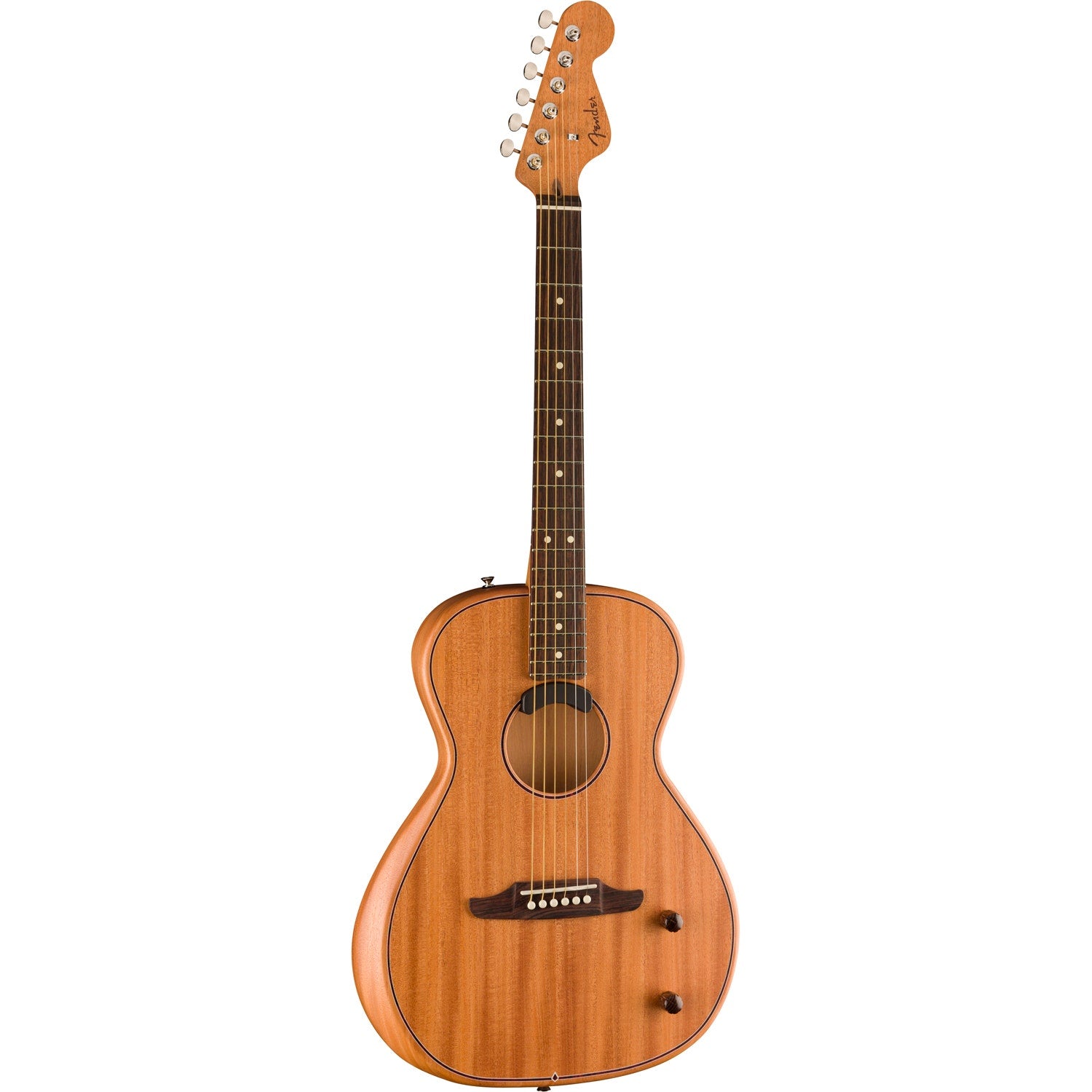 Fender Highway Series Parlor Acoustic-Electric Guitar, Rosewood Fingerboard, All-Mahogany