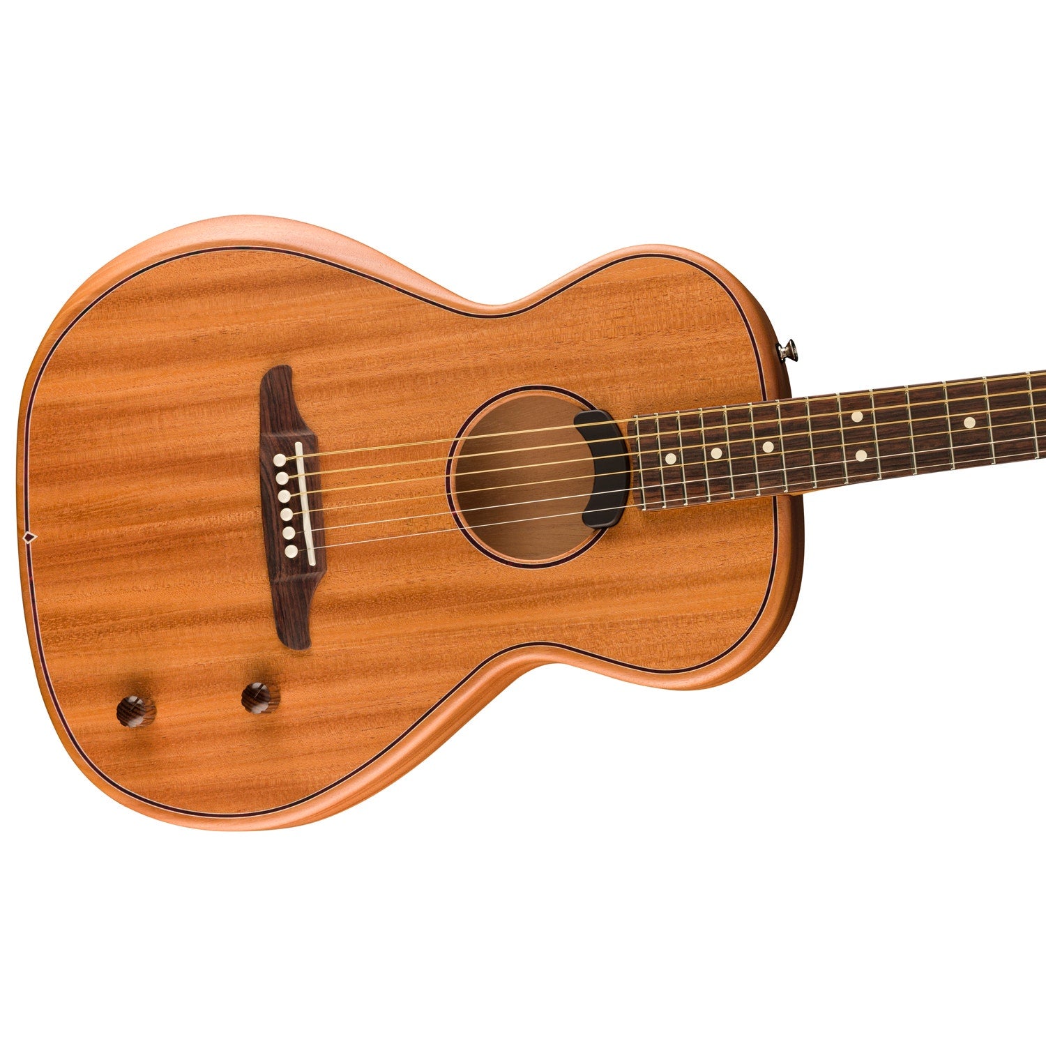 Fender Highway Series Parlor Acoustic-Electric Guitar, Rosewood Fingerboard, All-Mahogany