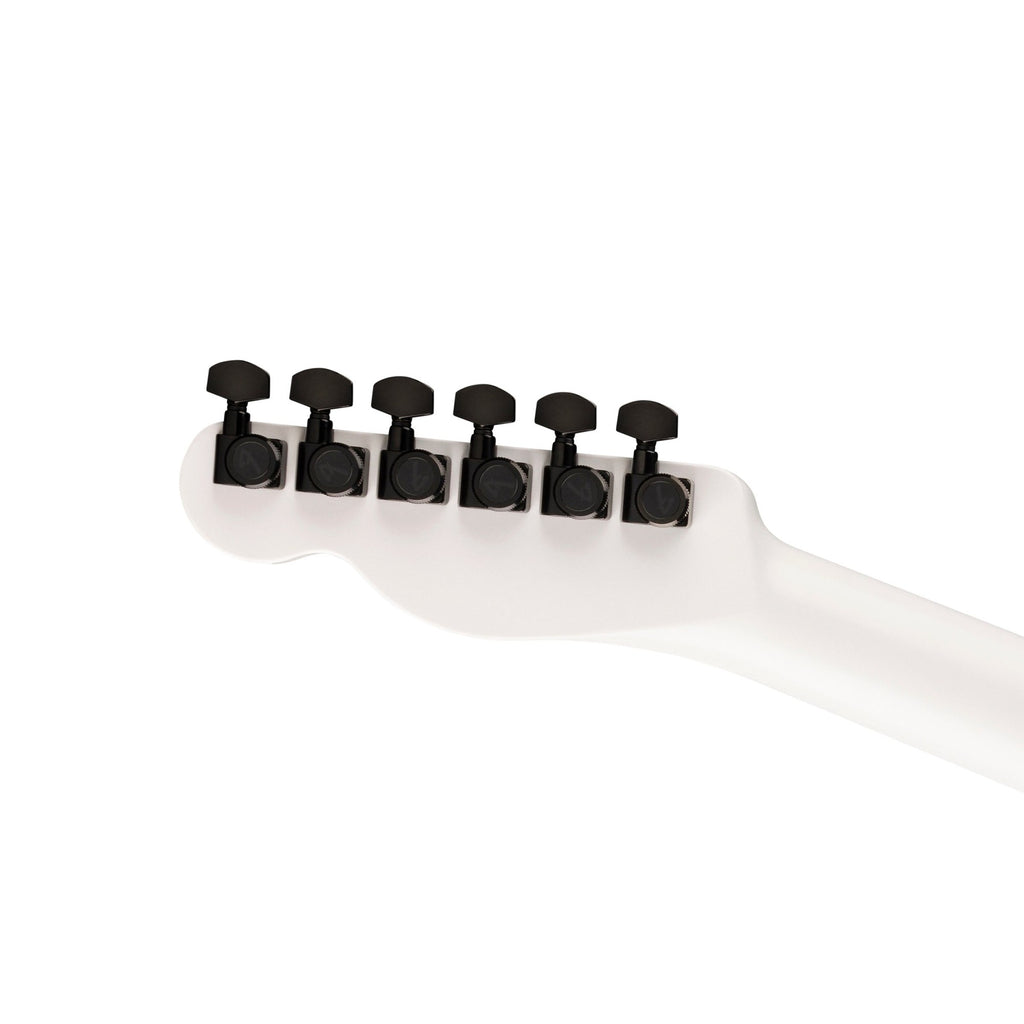 Fender Jack White Triplesonic Acoustasonic Telecaster Acoustic-Electric Guitar, Arctic White & Black