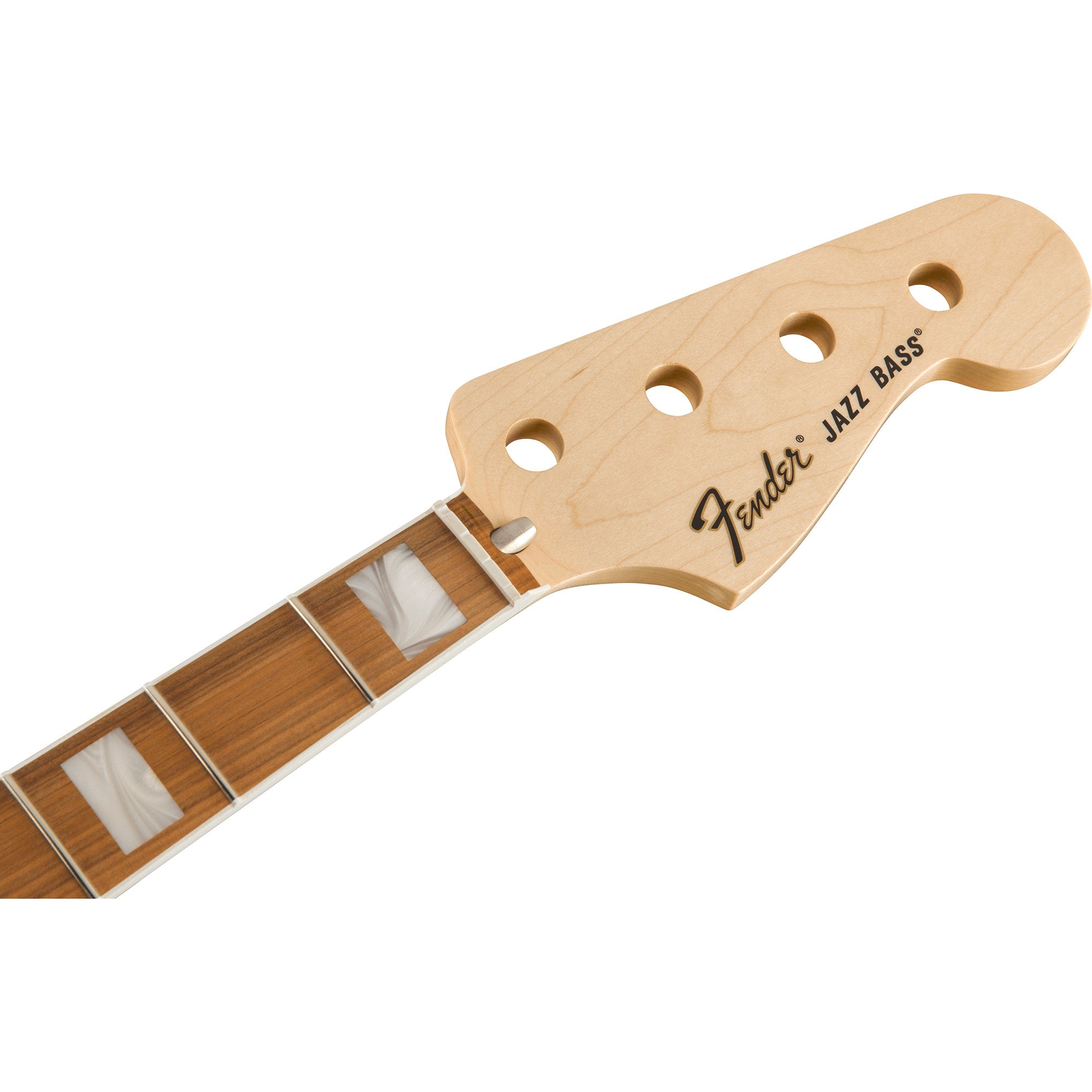 Fender Classic Series 70's Jazz Bass Replacement Neck, 20 Medium Jumbo Frets, Block Inlay, Pau Ferro