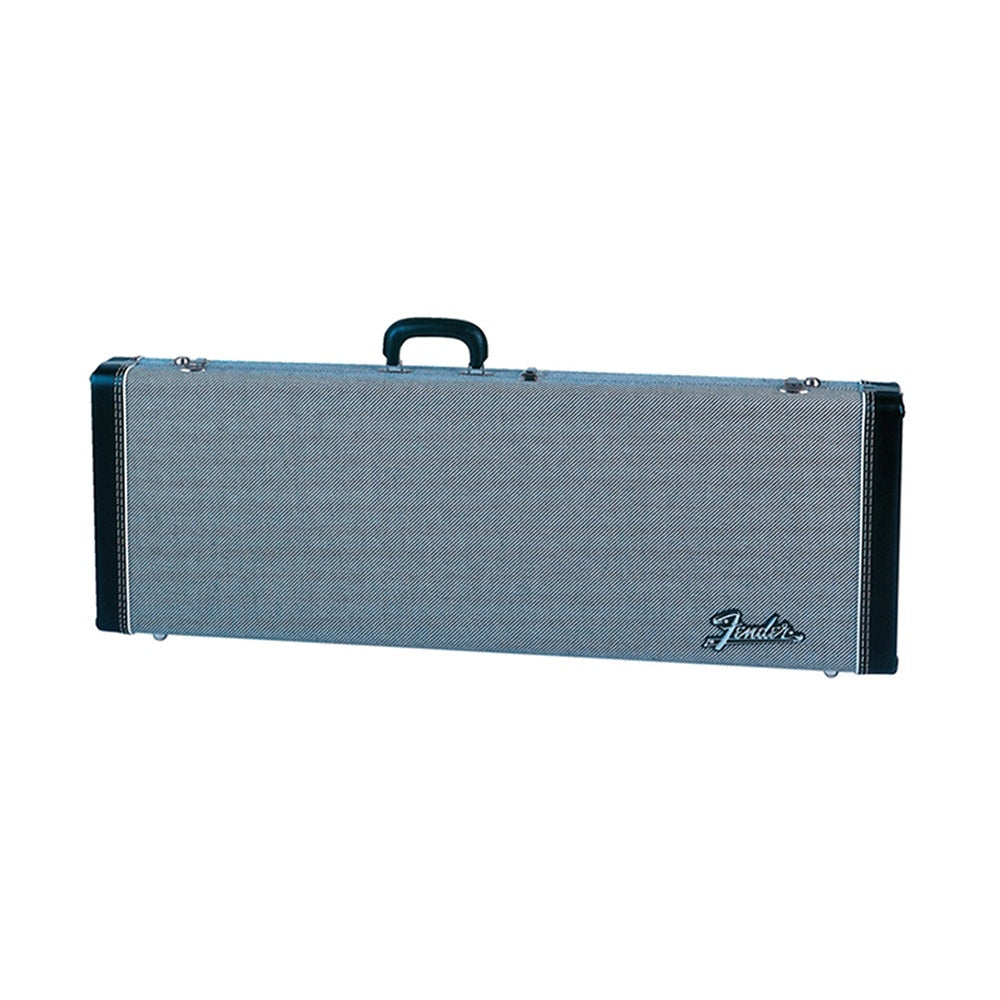 Fender G&G Deluxe Strat/Tele Hardshell Guitar Case, Black Tweed with Black Interior