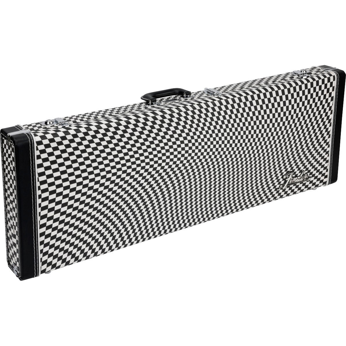 Fender Classic Series Strat / Tele Electric Guitar Case, Wavy Checkerboard