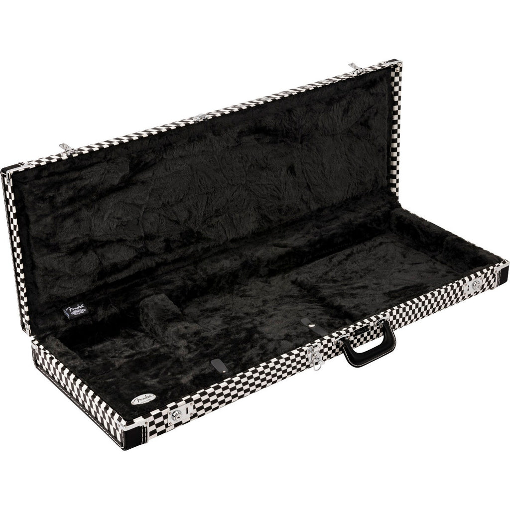 Fender Classic Series Strat / Tele Electric Guitar Case, Wavy Checkerboard