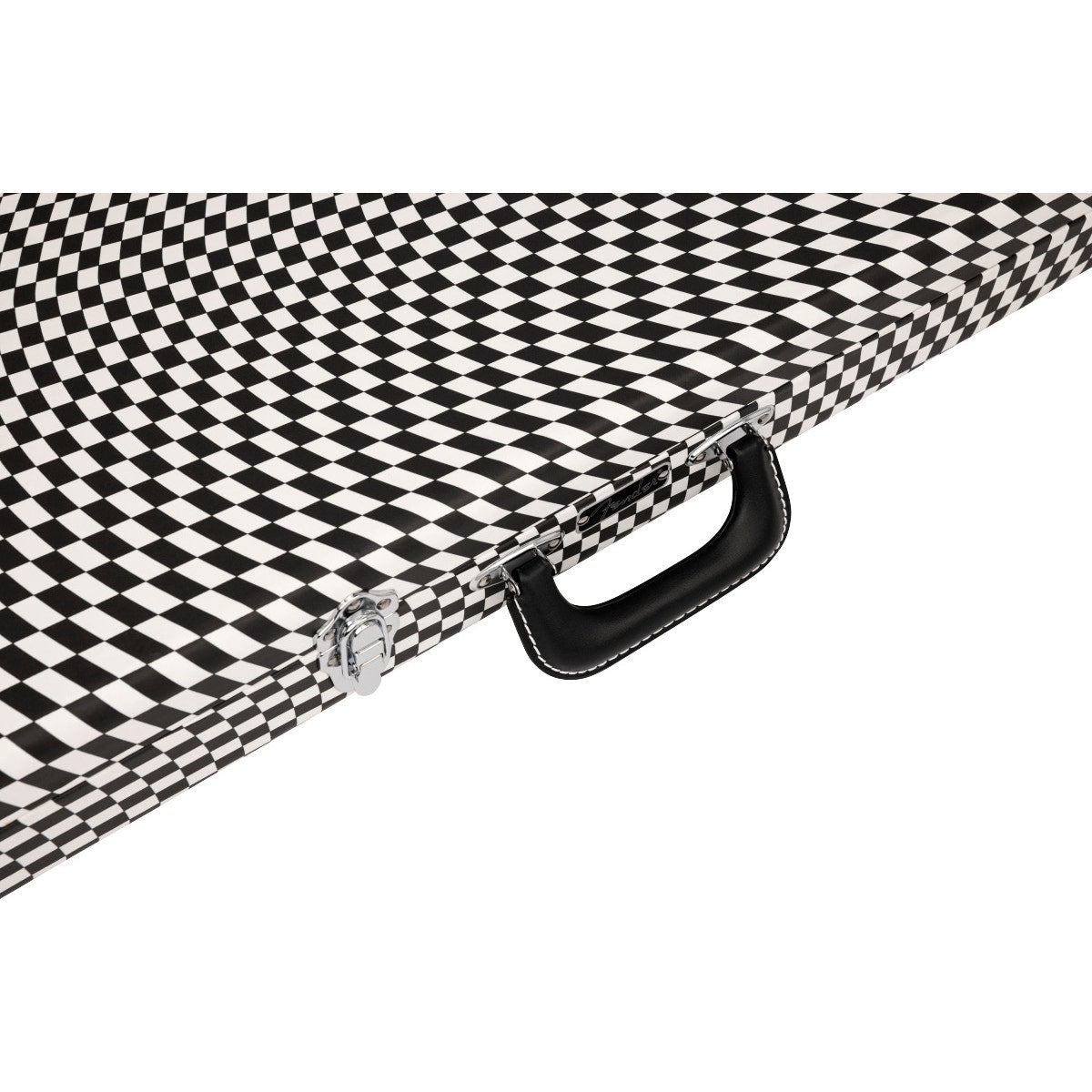Fender Classic Series Strat / Tele Electric Guitar Case, Wavy Checkerboard