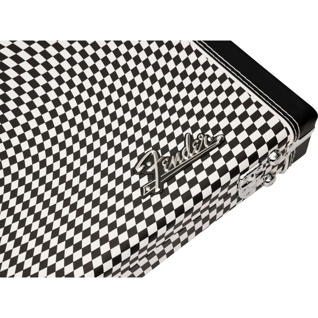 Fender Classic Series Strat / Tele Electric Guitar Case, Wavy Checkerboard