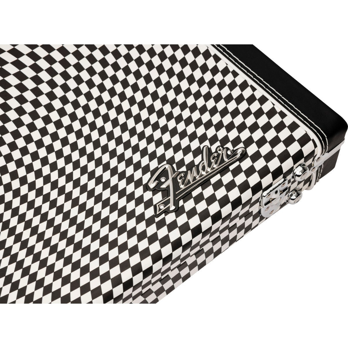Fender Classic Series Strat / Tele Electric Guitar Case, Wavy Checkerboard