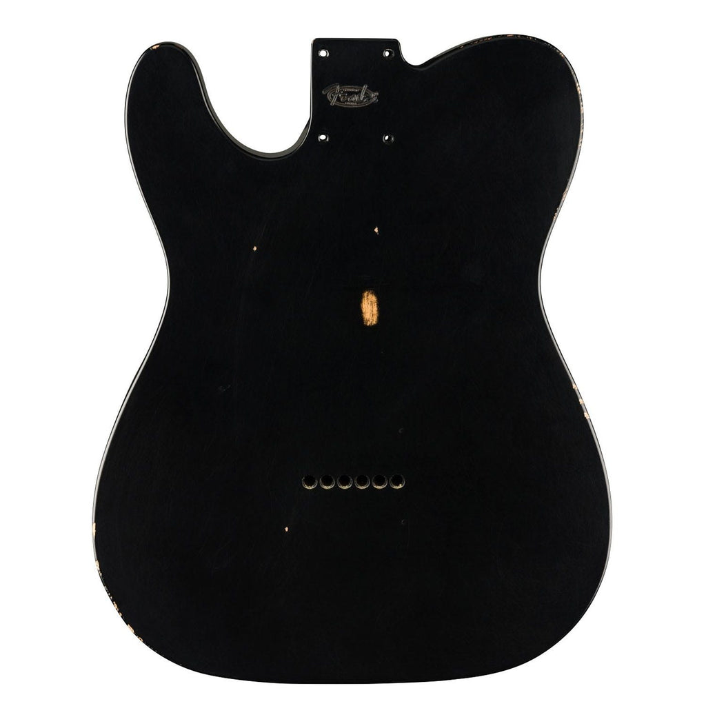 Fender Road Worn 50's Telecaster SS Alder Replacement Body, Black 0997601506