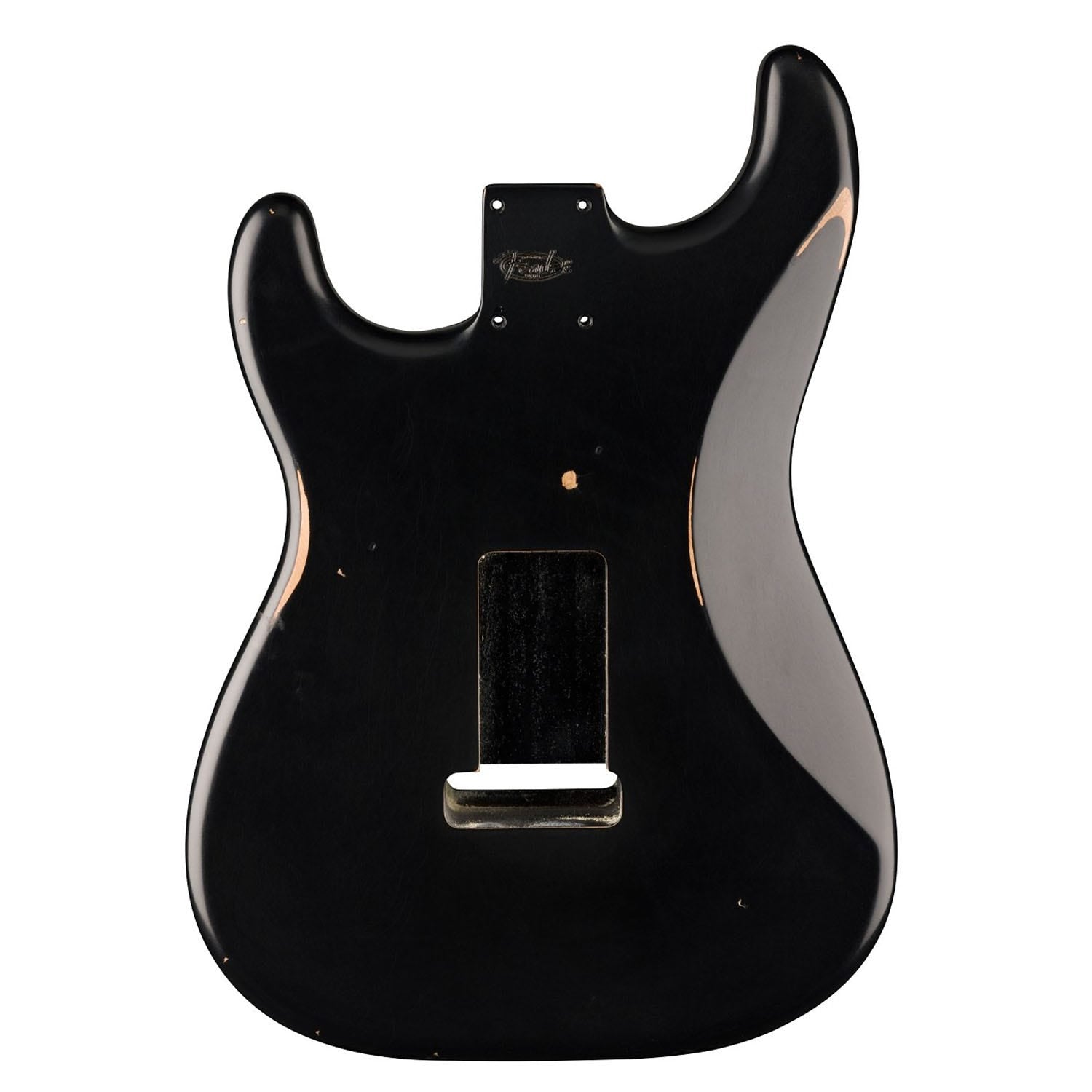 Fender Road Worn 50's Stratocaster SSS Alder Replacement Body, Black 0997602506