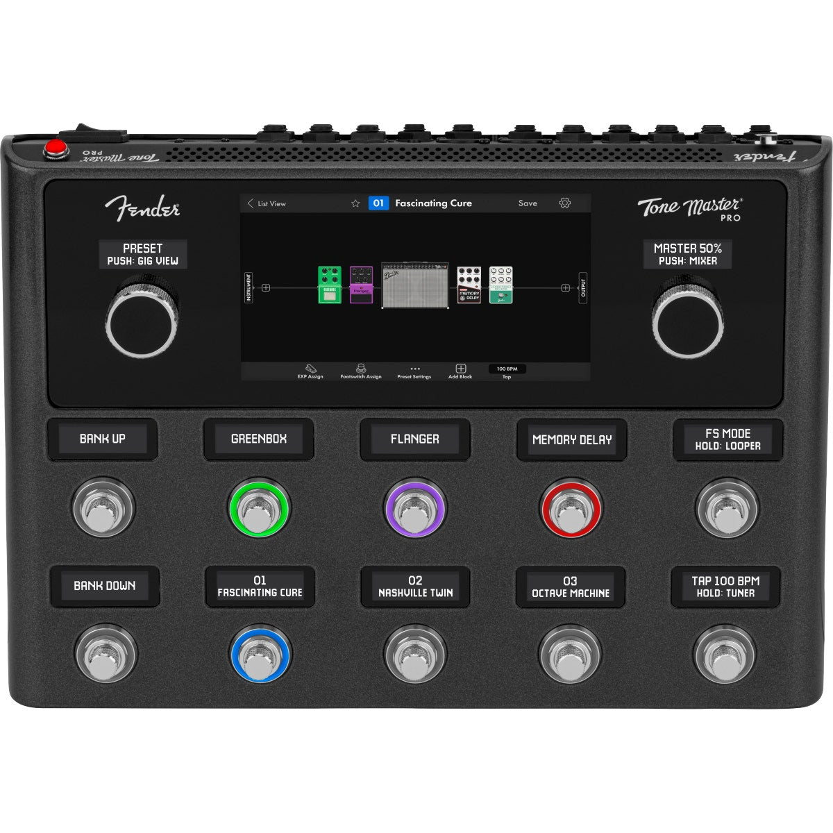 Fender Tone Master Pro Multi-Effects Guitar Workstation Pedal