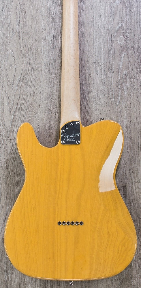 Fender American Elite Telecaster Electric Guitar, Maple Fingerboard, Hard Case - Butterscotch Blonde (Open Box)