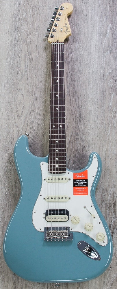 Fender American Pro Stratocaster HSS Shawbucker Electric Guitar, Rosewood Fingerboard, Hard Case - Sonic Gray (Open Box)
