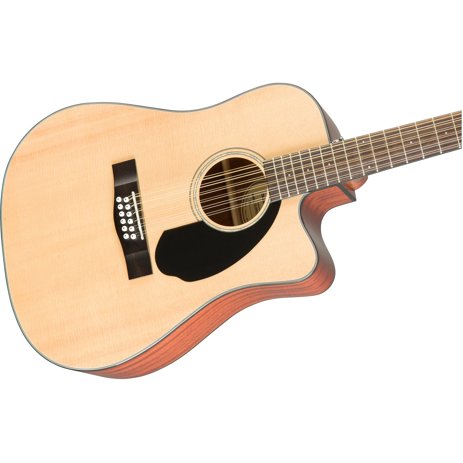 Fender CD-60SCE Dreadnought 12-String Acoustic Electric Guitar, Walnut Fingerboard, Natural