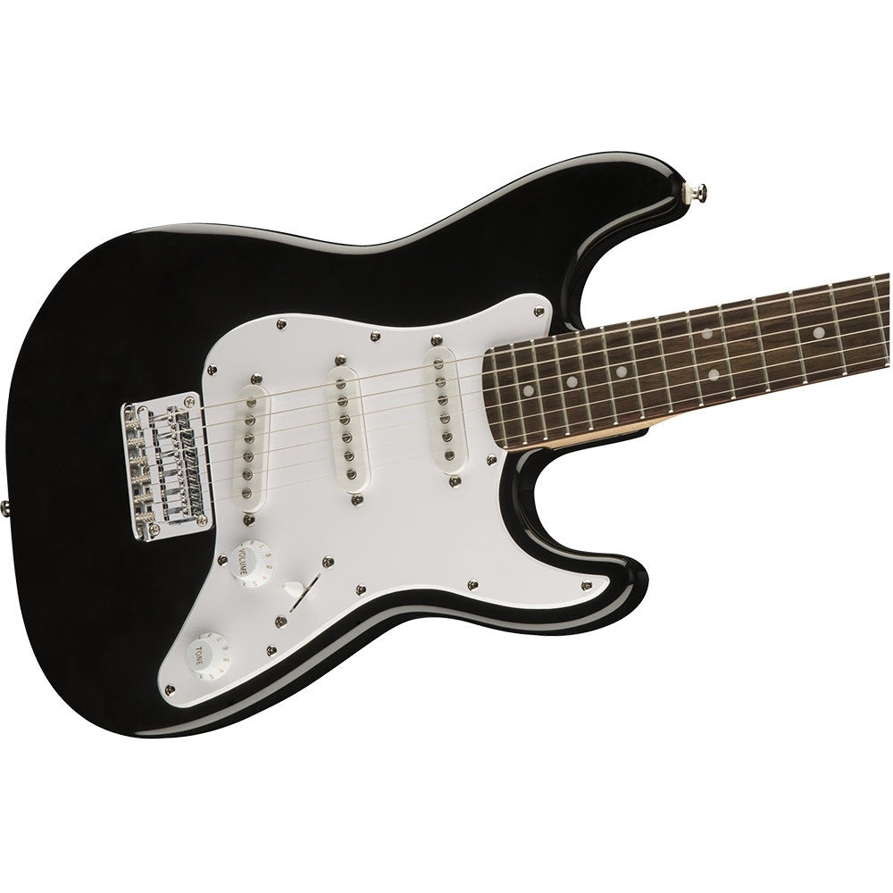 Squier Mini Stratocaster Electric Guitar, Laurel Fingerboard - Black