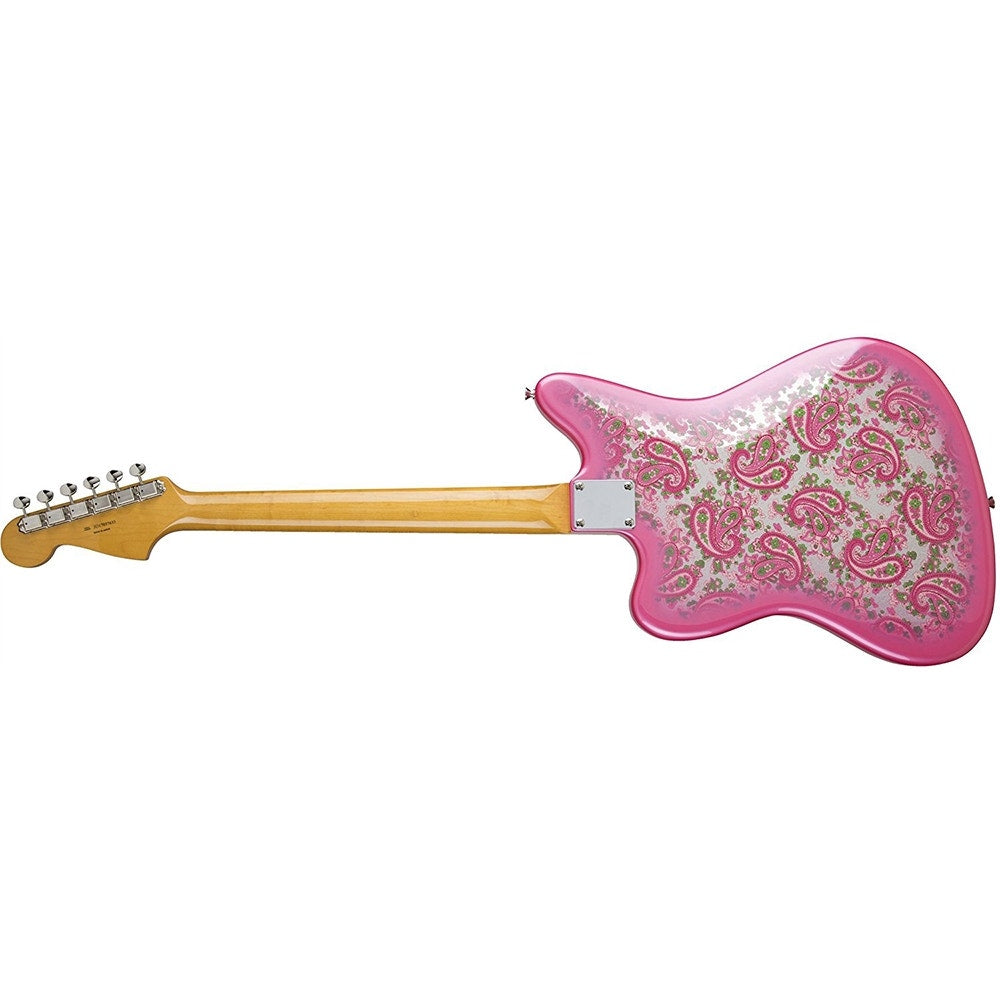 Fender Made in Japan Traditional '60s Jazzmaster Electric Guitar, Rosewood Fingerboard, Gig Bag - Pink Paisley