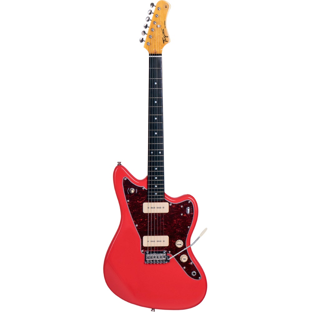 Tagima TW-61 Woodstock Series Jazzmaster Style Electric Guitar - Fiesta Red