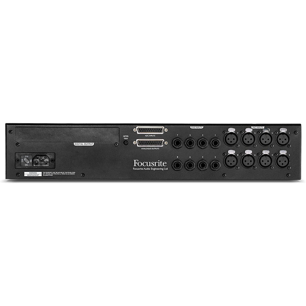 Focusrite ISA828 MKII 8-Channel Rackmount Microphone Preamp