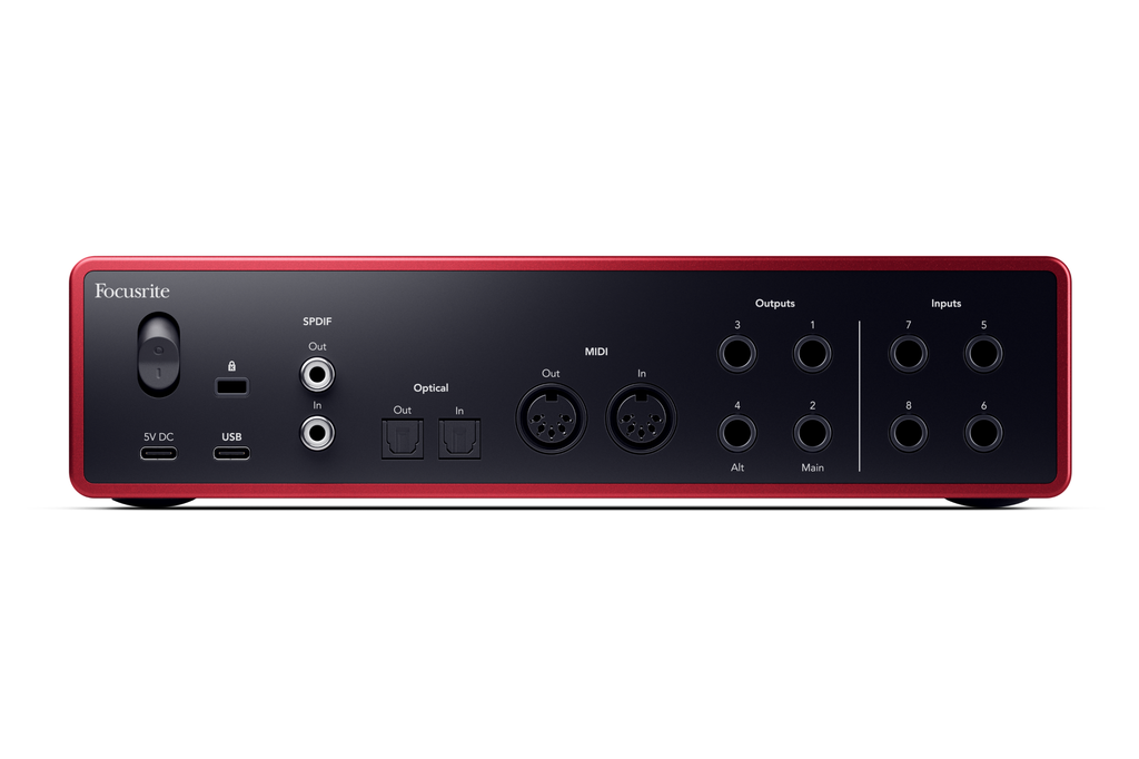 Focusrite Scarlett 18i16 4th Gen 18-In 16-Out Audio Interface with 4 Combo Inputs