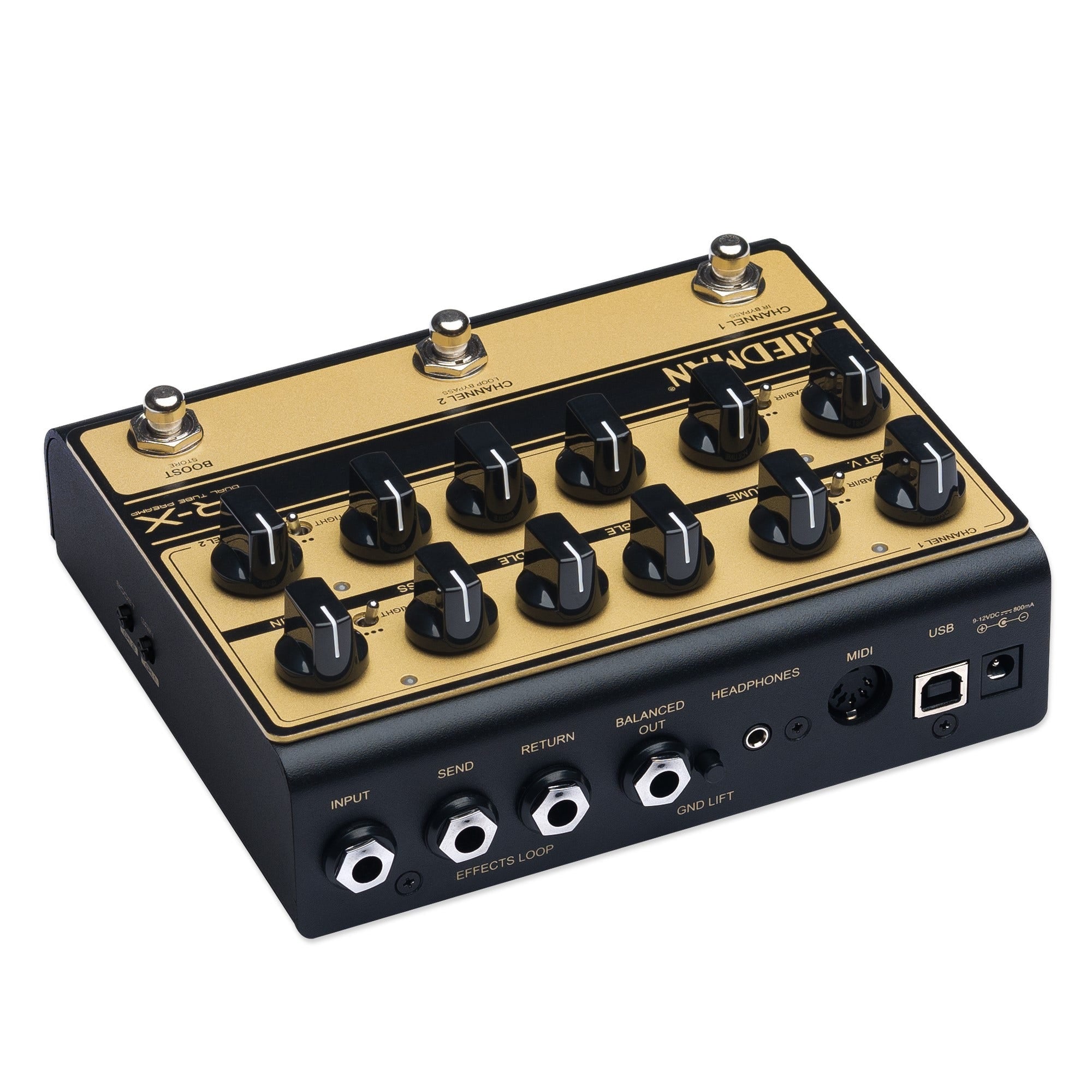 Friedman IR-X 2-Channel Dual-Tube Preamp Pedal with DI IR Cabinet & Power Amp Simulation