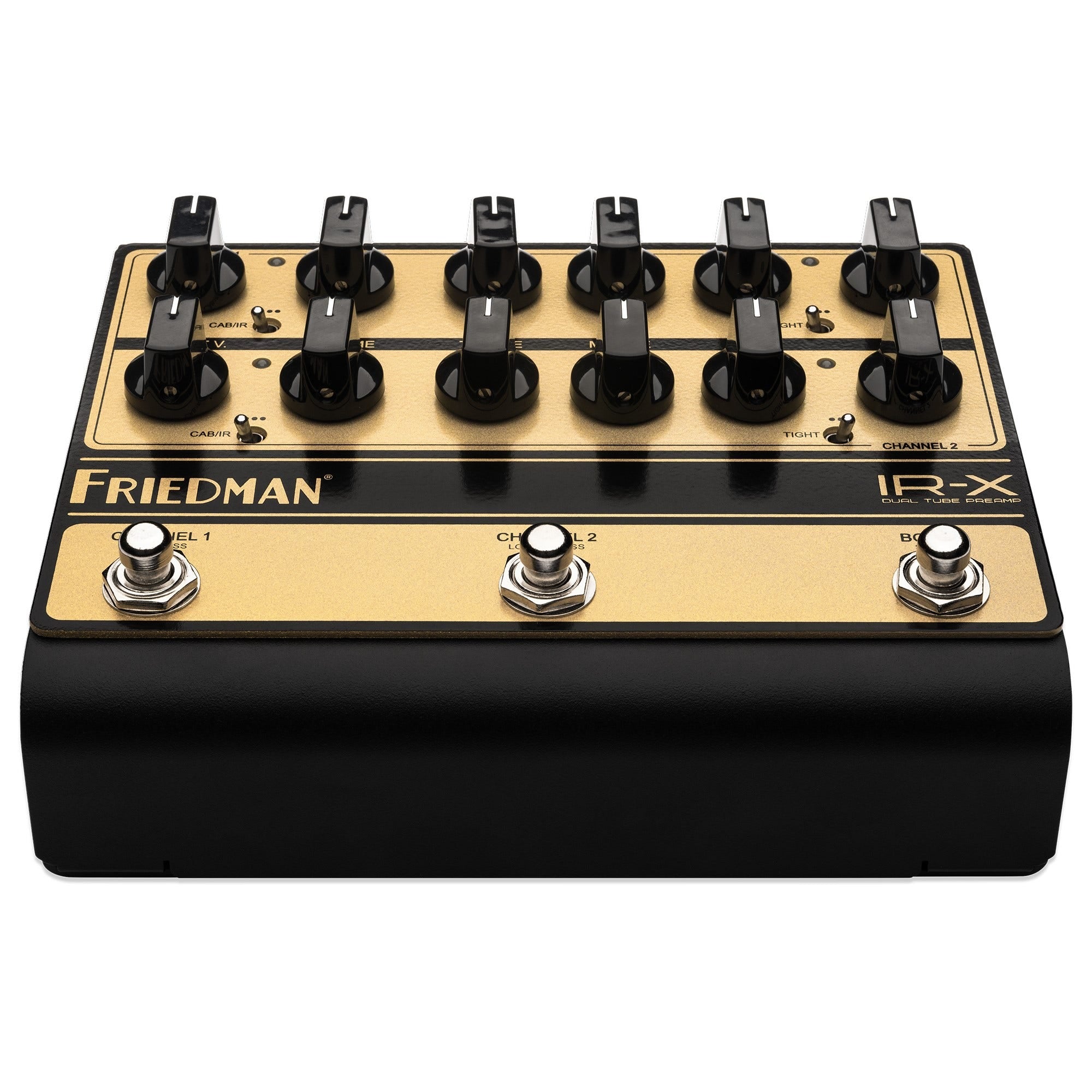 Friedman IR-X 2-Channel Dual-Tube Preamp Pedal with DI IR Cabinet & Power Amp Simulation