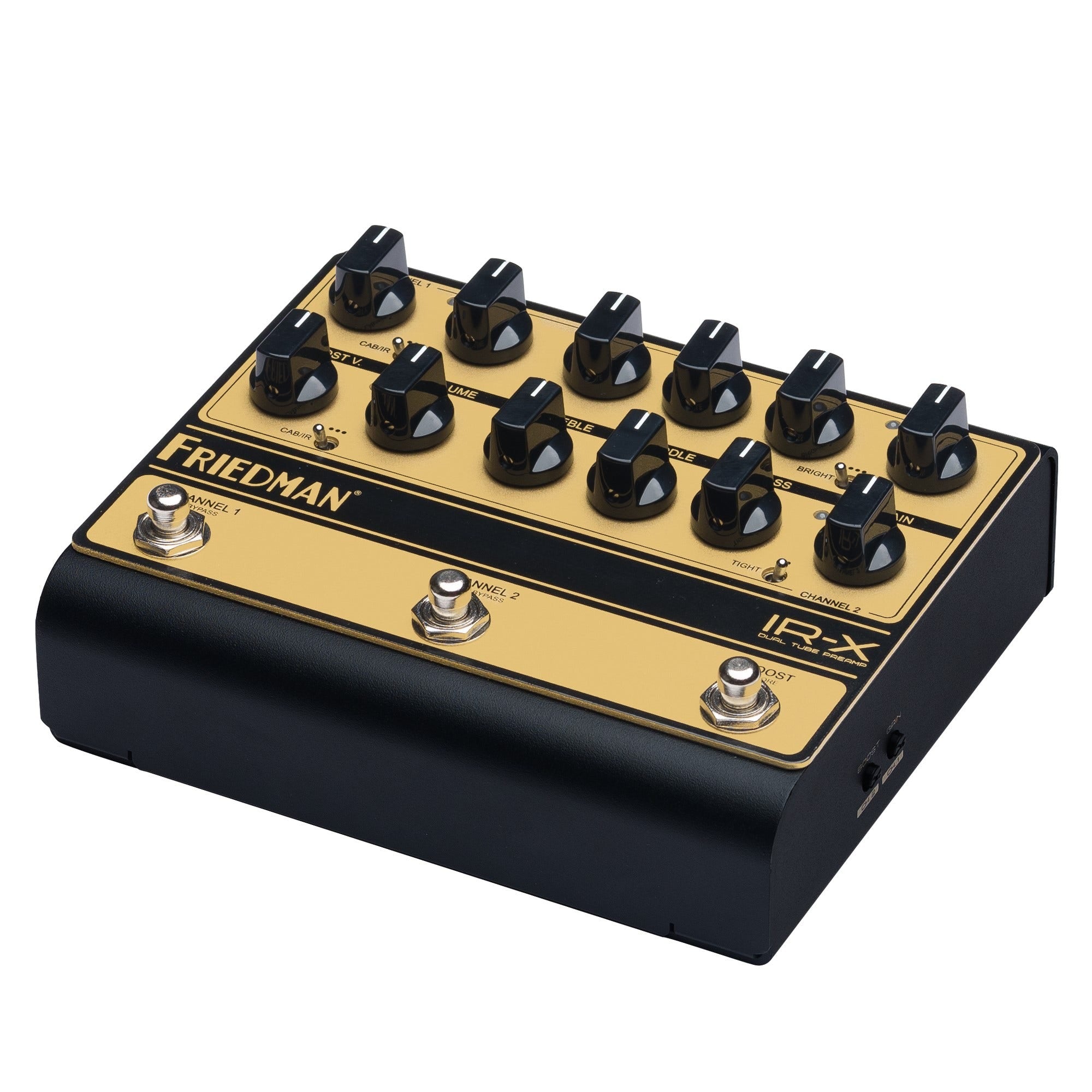 Friedman IR-X 2-Channel Dual-Tube Preamp Pedal with DI IR Cabinet & Power Amp Simulation