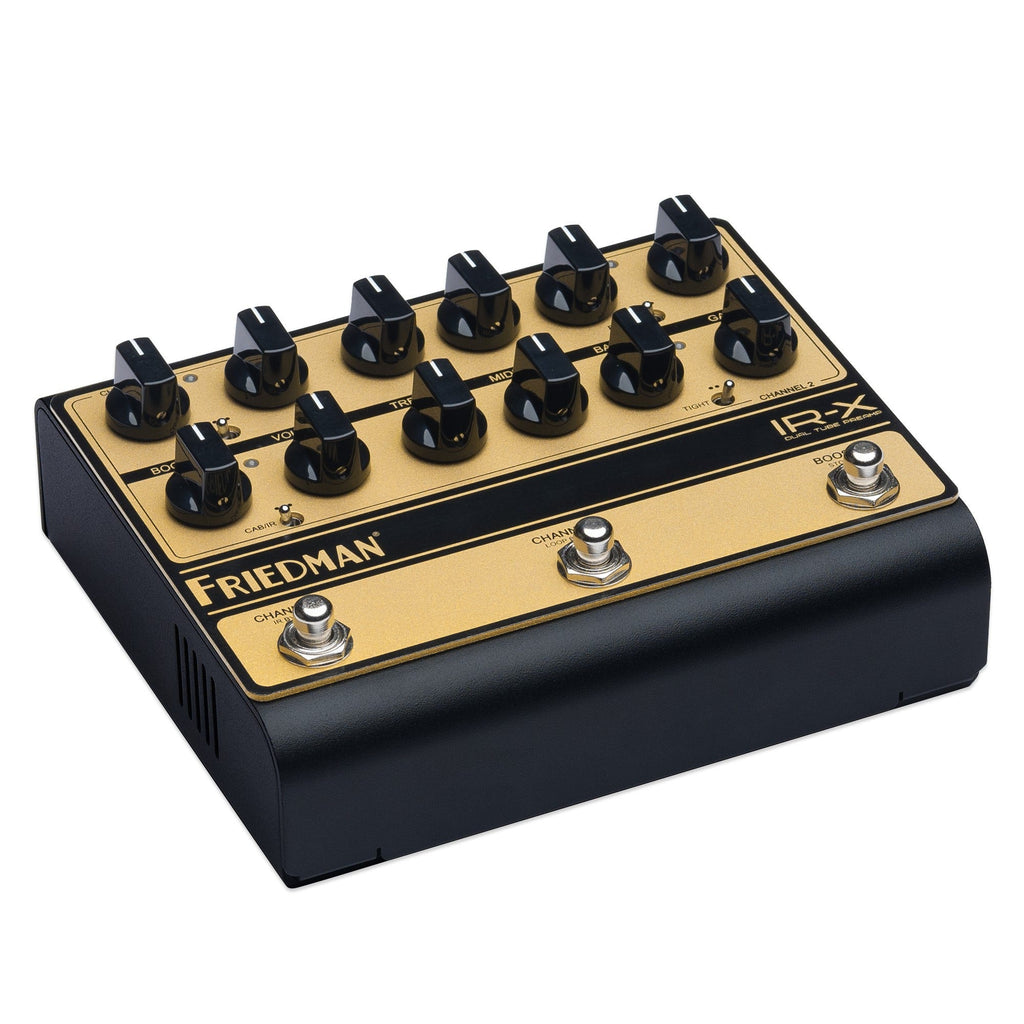 Friedman IR-X 2-Channel Dual-Tube Preamp Pedal with DI IR Cabinet & Power Amp Simulation