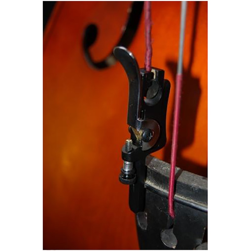 Hipshot 21100B FreeRange Upright Bass Xtender, Black w/ Chrome Lever