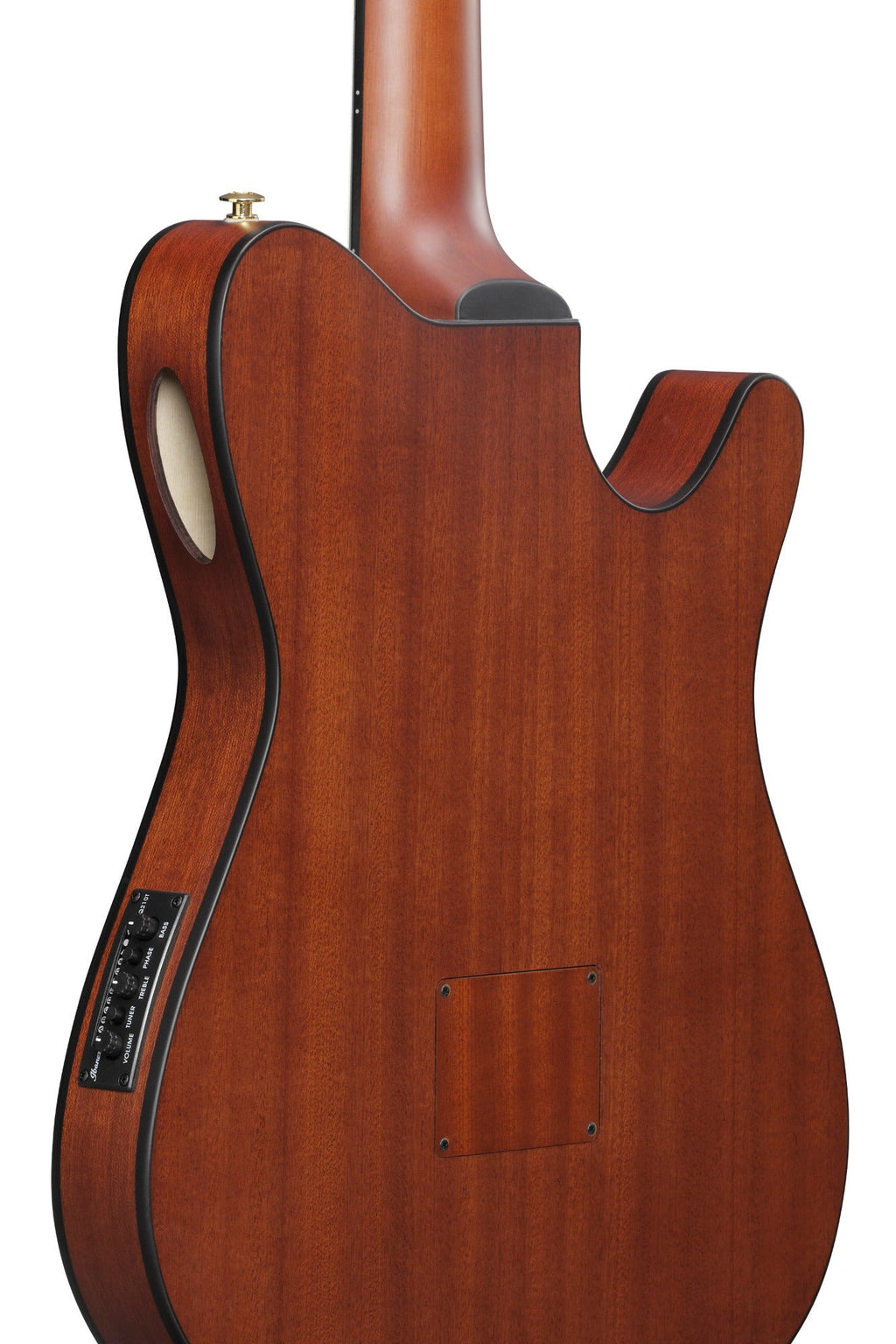 Ibanez FRH10NL Nylon-String Acoustic-Electric Left-Handed Guitar, Brown Sunburst Flat