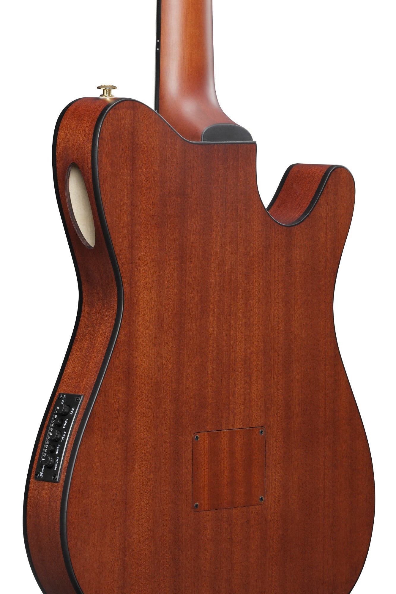 Ibanez FRH10NL Nylon-String Acoustic-Electric Left-Handed Guitar, Brown Sunburst Flat