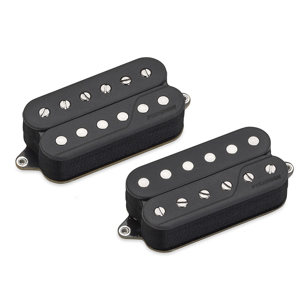 Fishman Fluence Keith Merrow Humbucker Pickup Set, 6-String, Black (B-STOCK)