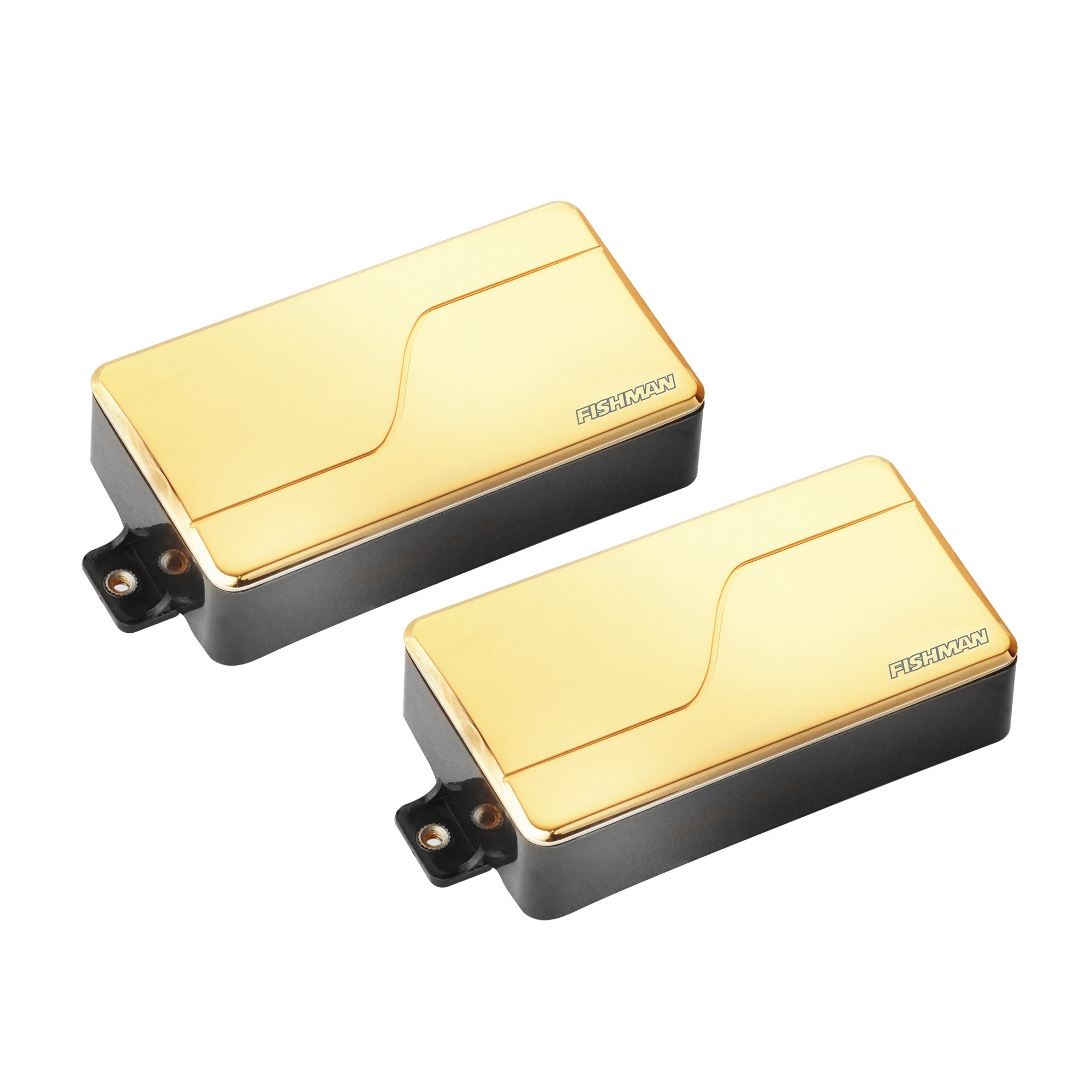 Fishman Fluence Modern 3-Voice Active Guitar Humbucker Pickup Set, Gold