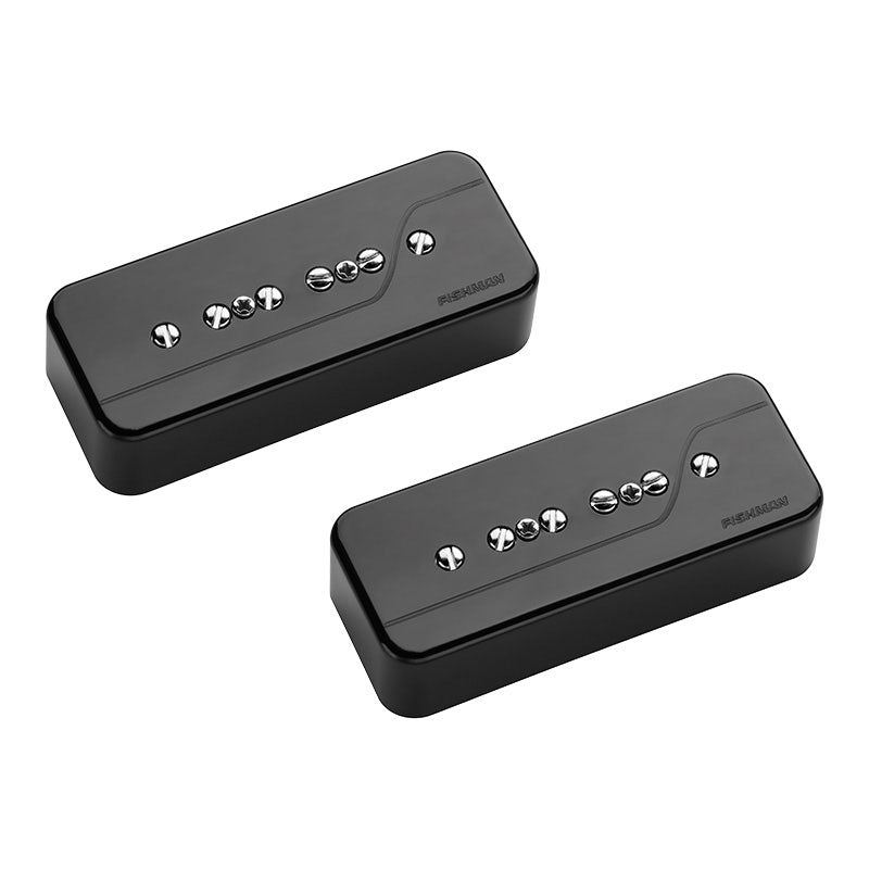 Fishman Fluence P90 Classic Multi-Voice Guitar Pickup Set, Black