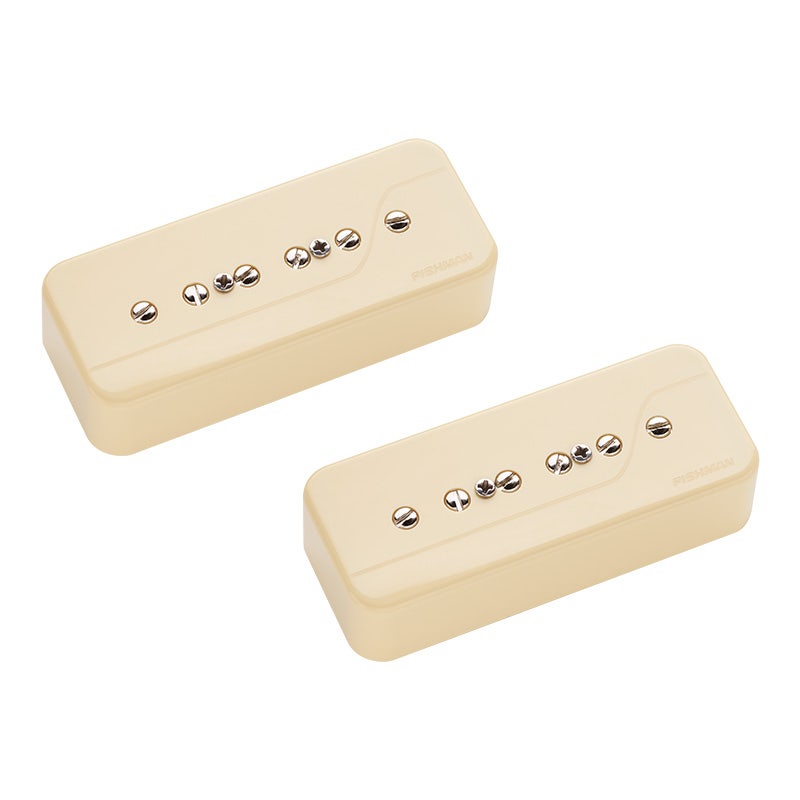 Fishman Fluence P90 Classic Multi-Voice Guitar Pickup Set, Cream