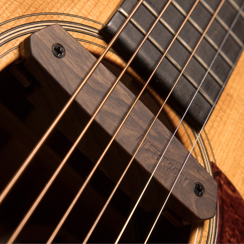 Fishman PRO-NEO-D04 Single Coil Neodymium Acoustic Guitar Soundhole Pickup, Woodgrain