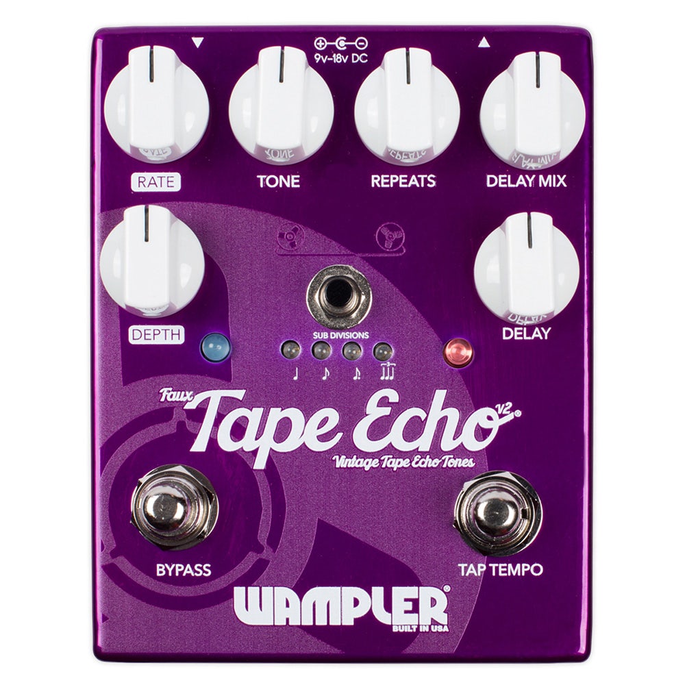 Wampler Faux Tape Echo v2 Delay Guitar Effects Pedal (Version 2)