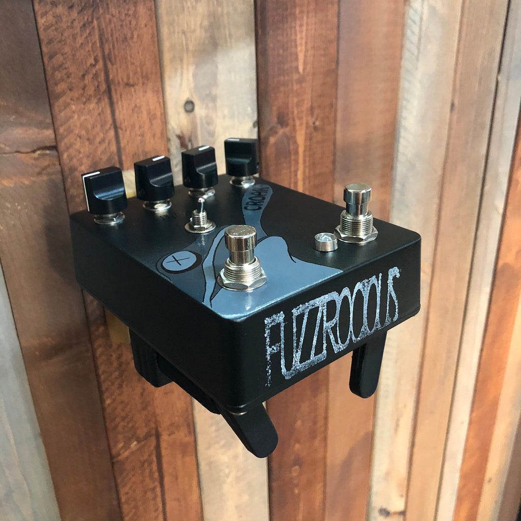 Fuzzrocious Pedals Croak Expressive Double Filter Fuzz Guitar Effects Pedal, Blackout