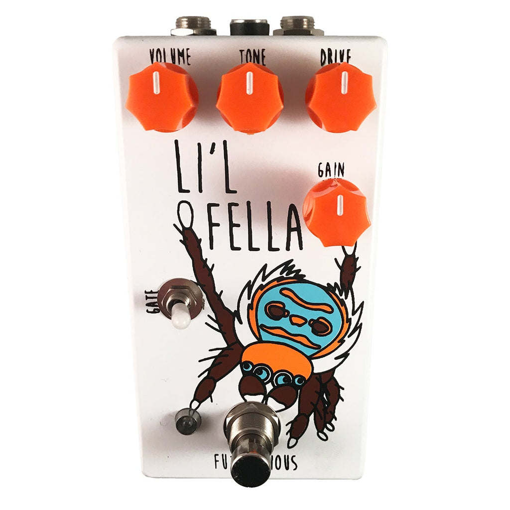 Fuzzrocious Pedals Li'l Fella Overdrive Distortion Fuzz 9v-18v Pedal