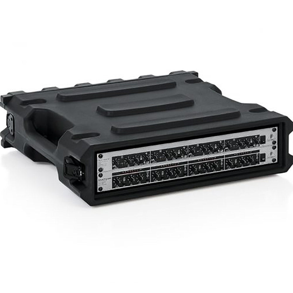 Gator Cases G-PRO-2U-19 2-Space Rotationally Molded Rack Case